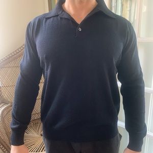 Paul Fredrick collared sweater